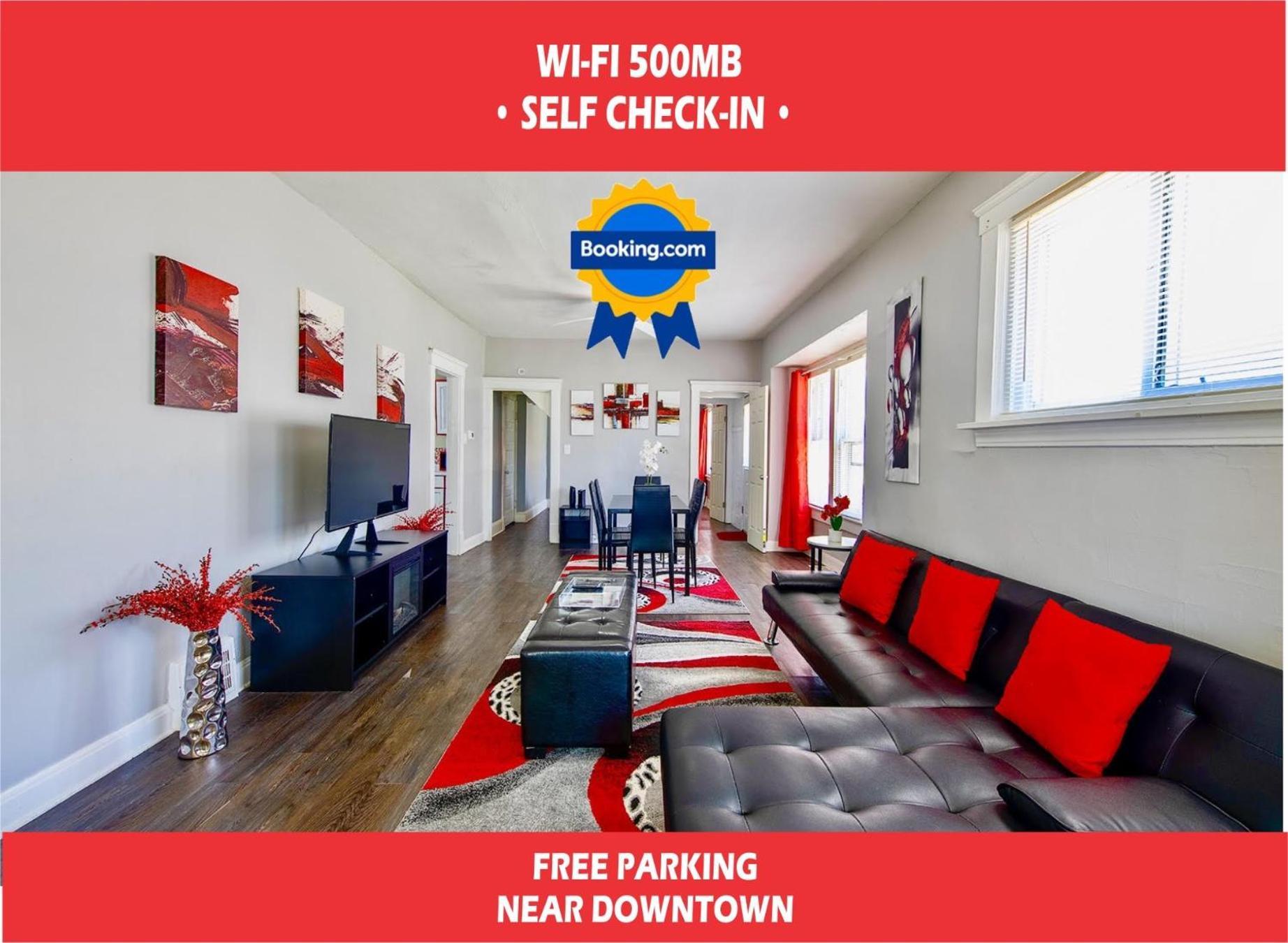 The Rubi Lounge - Spacious Brooklyn Centre Modern Escape Near Downtown With Parking, 300Mb Wifi & Self Check-In Кливленд Экстерьер фото